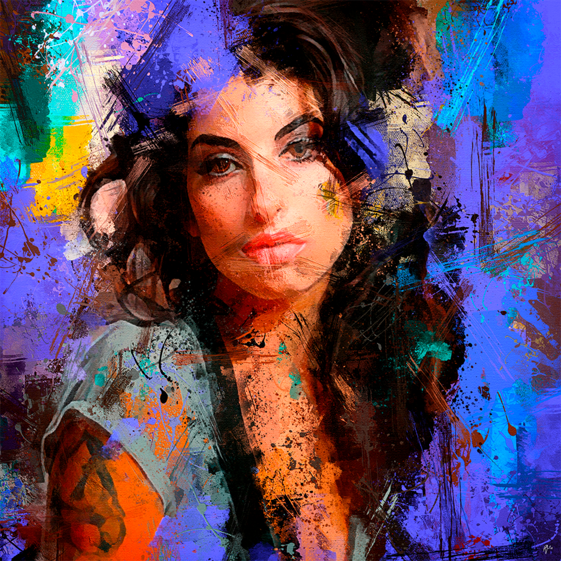 AMY WINEHOUSE PRINT - 3